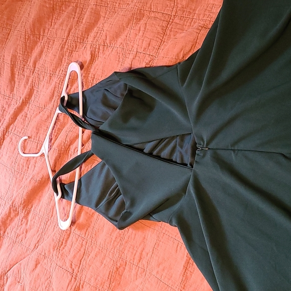 Lulu's forest green dress size medium - Picture 2 of 4